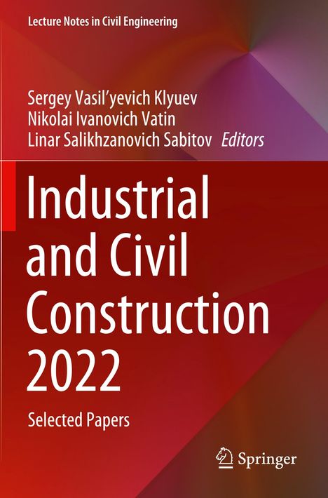 Industrial and Civil Construction 2022, Buch