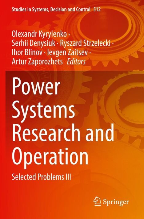 Power Systems Research and Operation, Buch