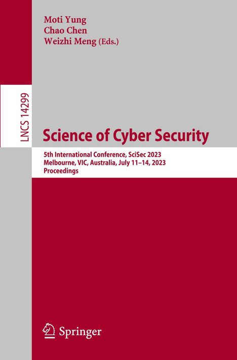 Science of Cyber Security, Buch