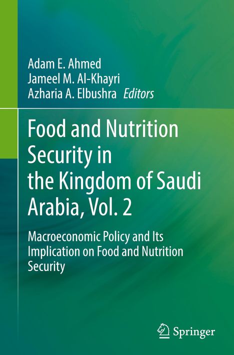 Food and Nutrition Security in the Kingdom of Saudi Arabia, Vol. 2, Buch