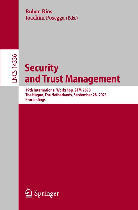 Security and Trust Management, Buch
