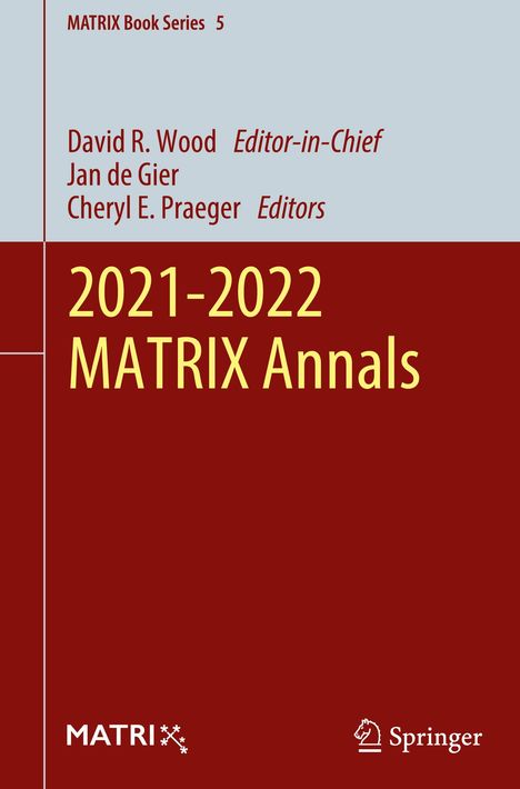 2021-2022 MATRIX Annals, Buch