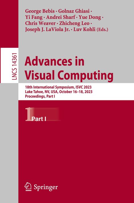 Advances in Visual Computing, Buch