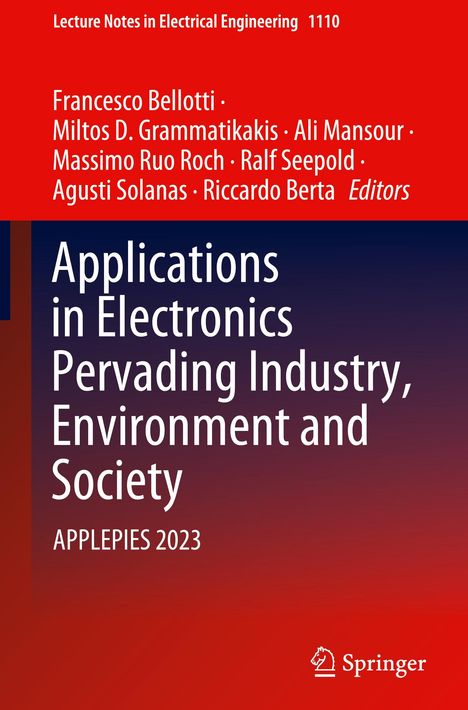 Applications in Electronics Pervading Industry, Environment and Society, Buch