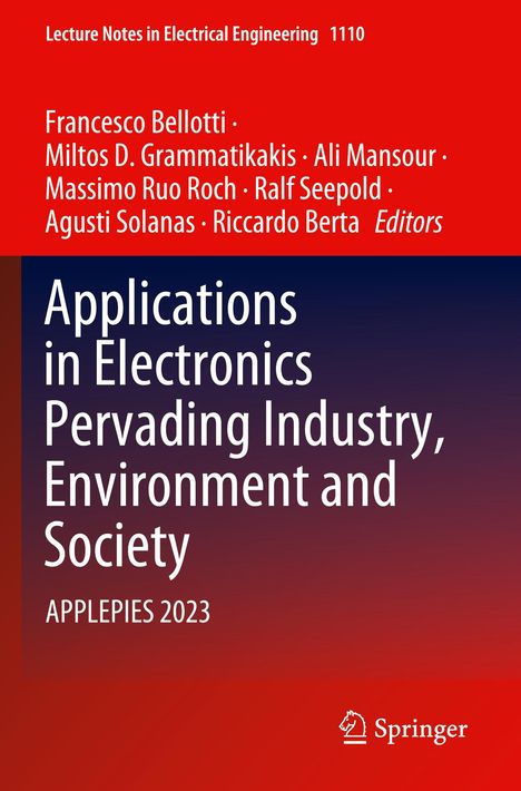 Applications in Electronics Pervading Industry, Environment and Society, Buch