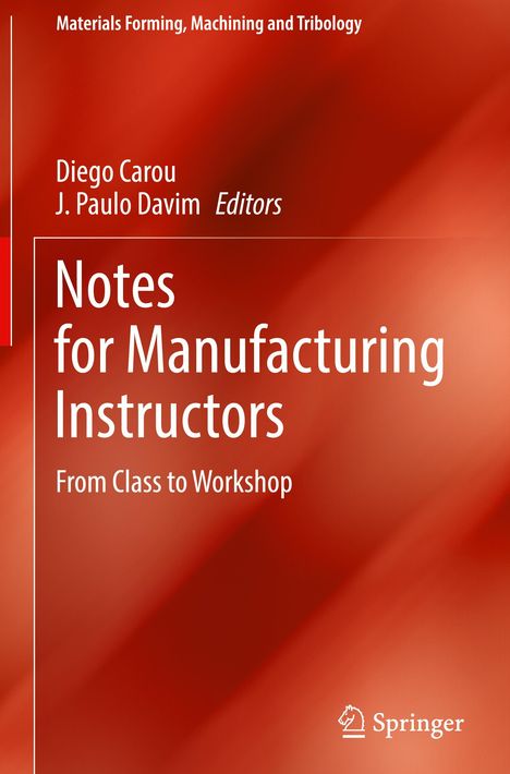 Notes for Manufacturing Instructors, Buch