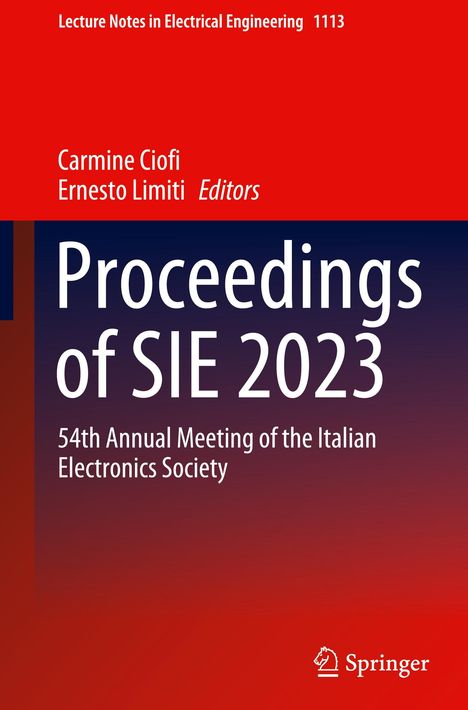 Proceedings of SIE 2023, Buch