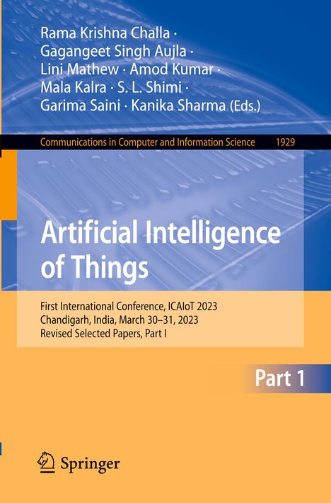 Artificial Intelligence of Things, Buch