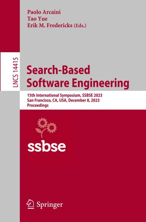 Search-Based Software Engineering, Buch
