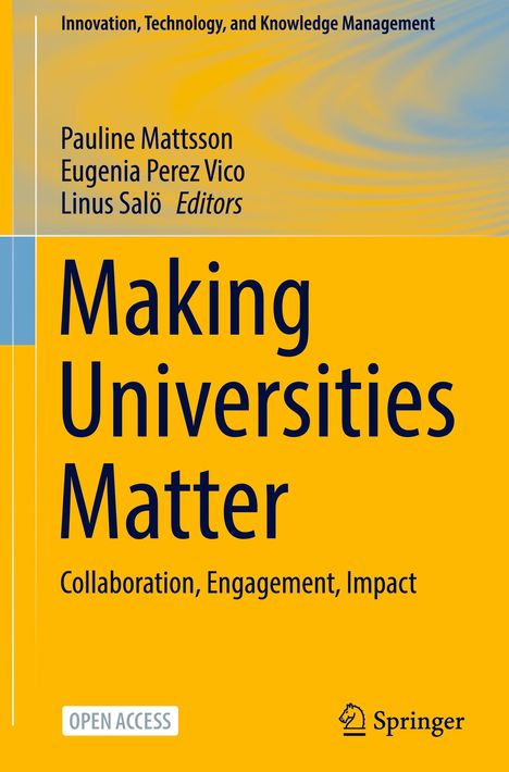 Making Universities Matter, Buch