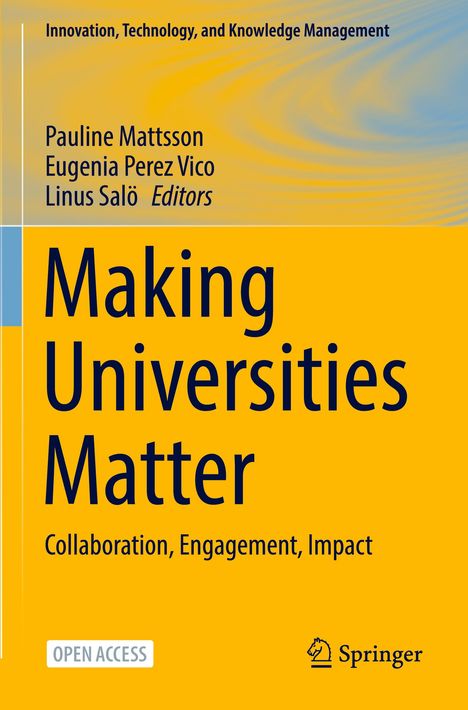 Making Universities Matter, Buch