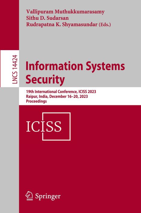 Information Systems Security, Buch