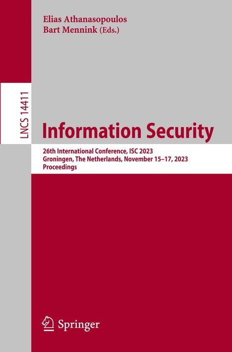 Information Security, Buch