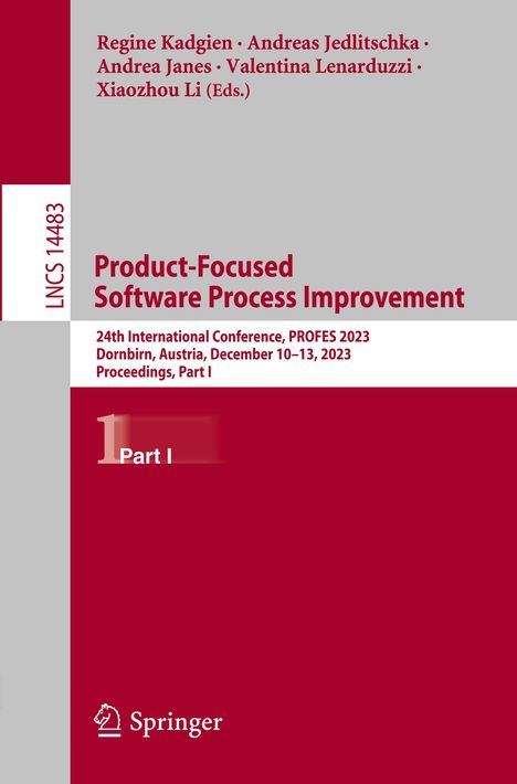 Product-Focused Software Process Improvement, Buch