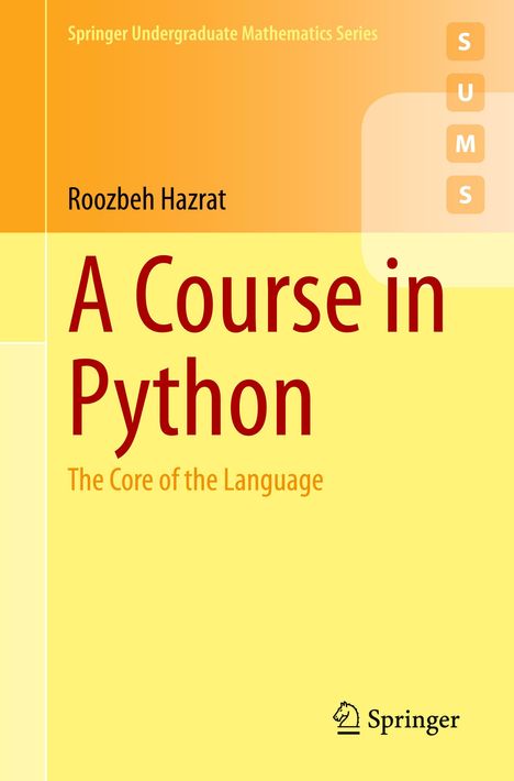 Roozbeh Hazrat: A Course in Python, Buch
