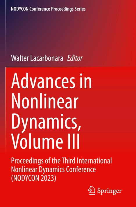 Advances in Nonlinear Dynamics, Volume III, Buch