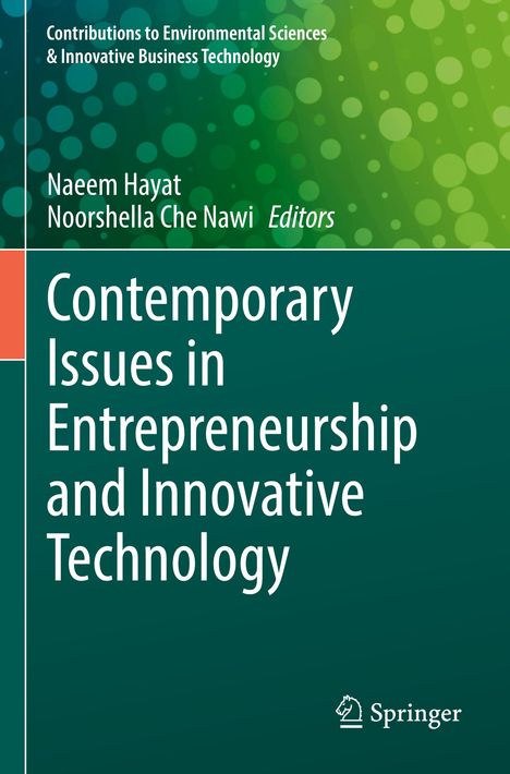 Contemporary Issues in Entrepreneurship and Innovative Technology, Buch