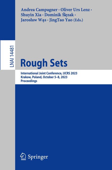 Rough Sets, Buch