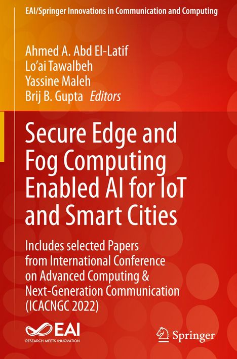 Secure Edge and Fog Computing Enabled AI for IoT and Smart Cities, Buch