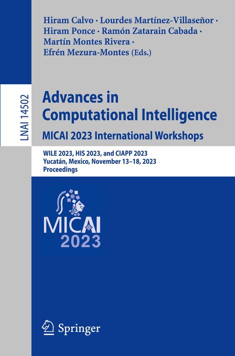 Advances in Computational Intelligence. MICAI 2023 International Workshops, Buch