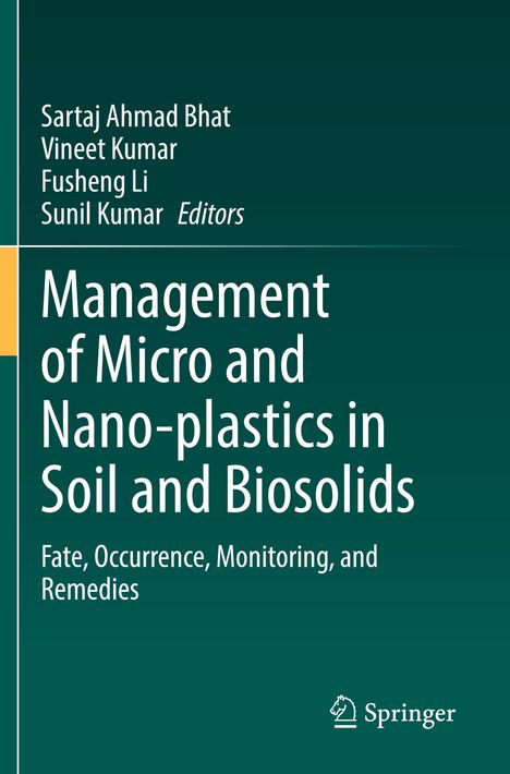 Management of Micro and Nano-plastics in Soil and Biosolids, Buch