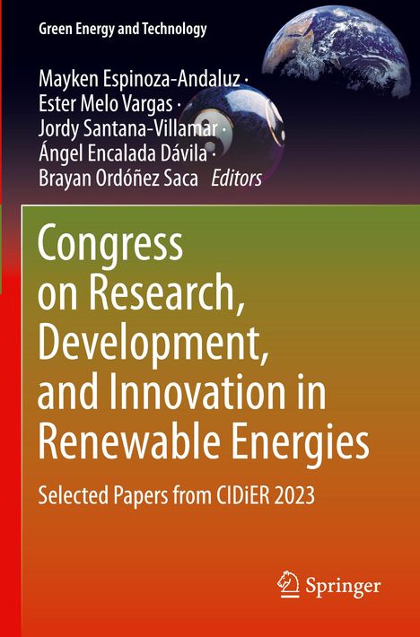 Congress on Research, Development, and Innovation in Renewable Energies, Buch