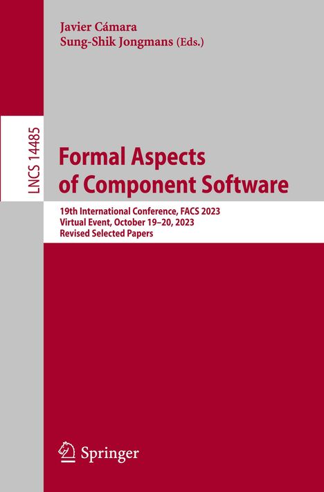 Formal Aspects of Component Software, Buch