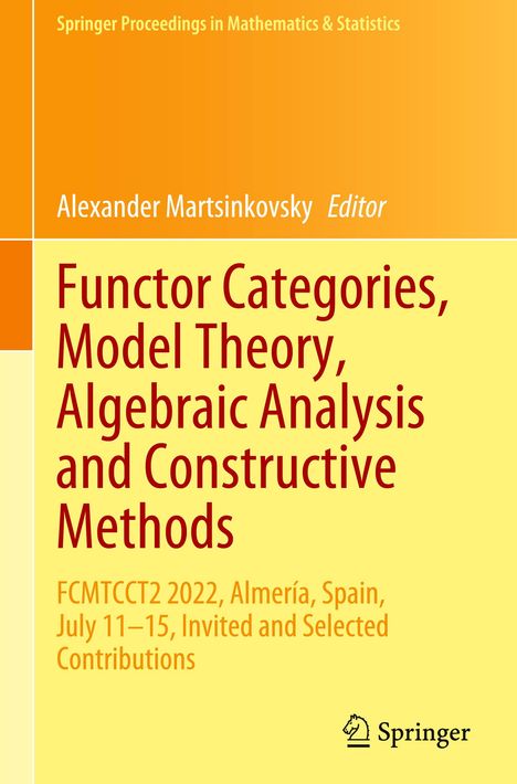 Functor Categories, Model Theory, Algebraic Analysis and Constructive Methods, Buch