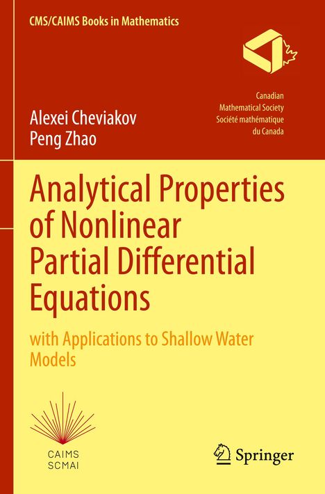 Alexei Cheviakov: Analytical Properties of Nonlinear Partial Differential Equations, Buch
