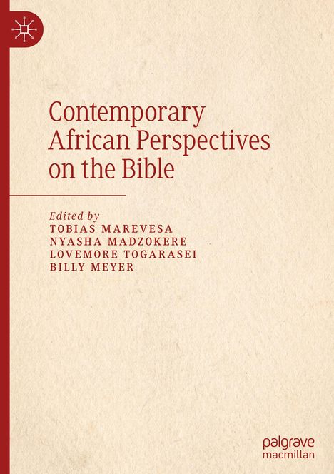 Contemporary African Perspectives on the Bible, Buch