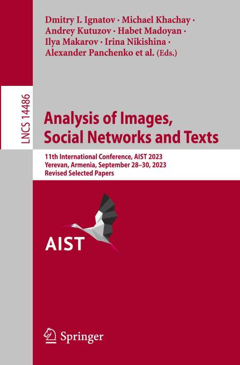 Analysis of Images, Social Networks and Texts, Buch