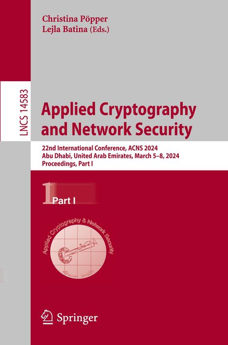 Applied Cryptography and Network Security, Buch