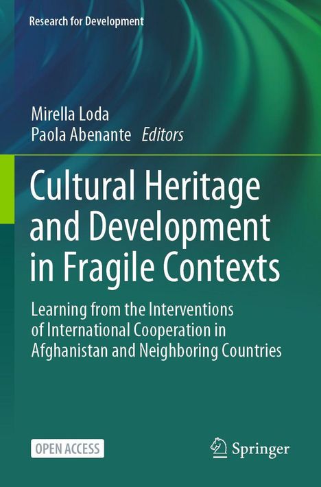 "Cultural Heritage and Development in Fragile Contexts", Editors: Loda, Abenante; grüner Hintergrund, Springer-Logo.