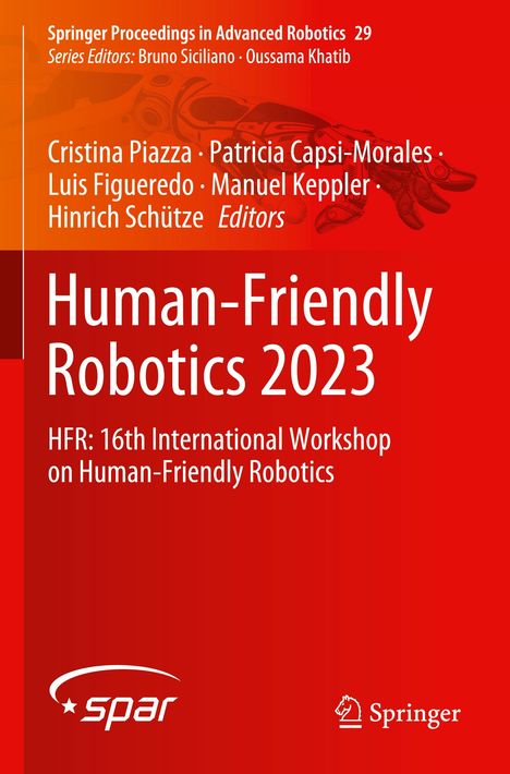 Human-Friendly Robotics 2023, Buch