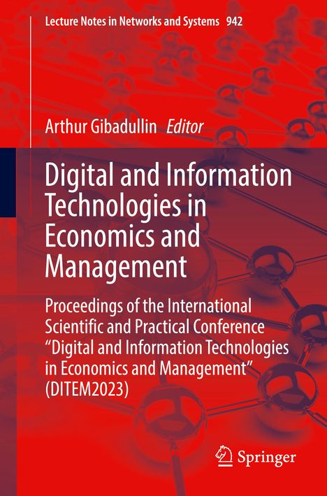 Digital and Information Technologies in Economics and Management, Buch