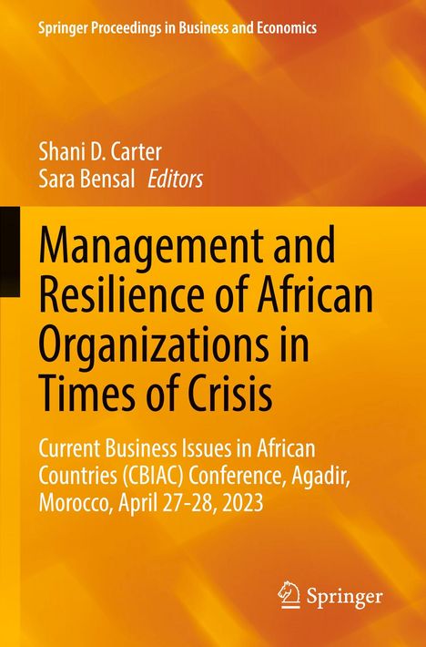 Management and Resilience of African Organizations in Times of Crisis, Buch