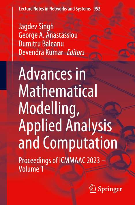 Advances in Mathematical Modelling, Applied Analysis and Computation, Buch