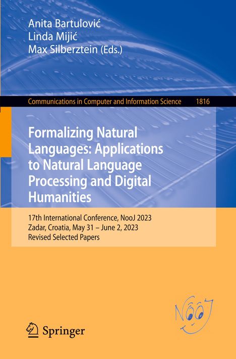 Formalizing Natural Languages: Applications to Natural Language Processing and Digital Humanities, Buch