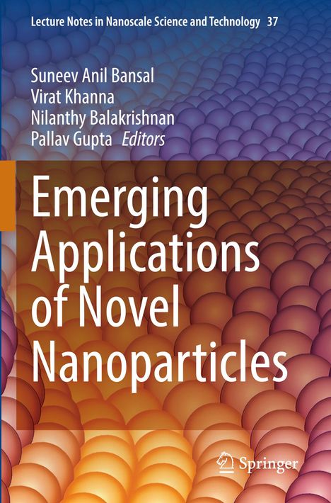 Emerging Applications of Novel Nanoparticles, Buch
