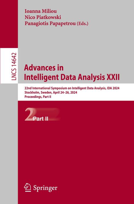 Advances in Intelligent Data Analysis XXII, Buch