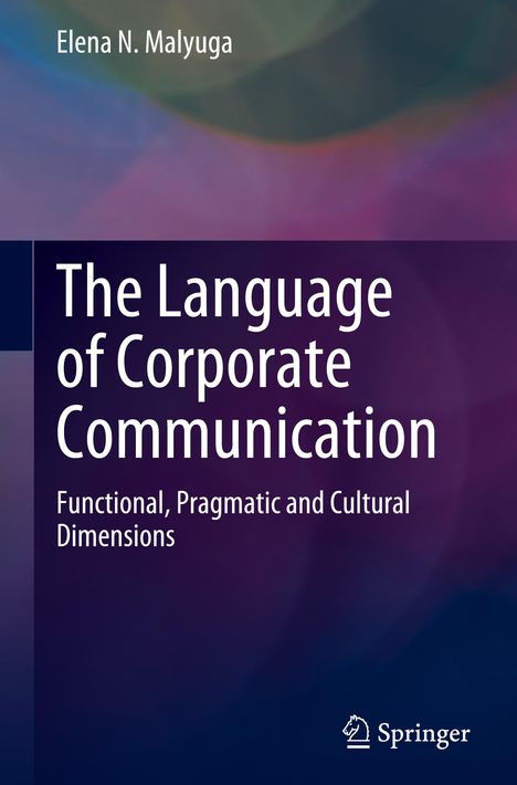 Elena N. Malyuga: The Language of Corporate Communication, Buch