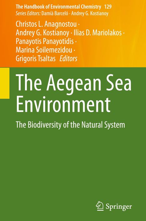 The Aegean Sea Environment, Buch