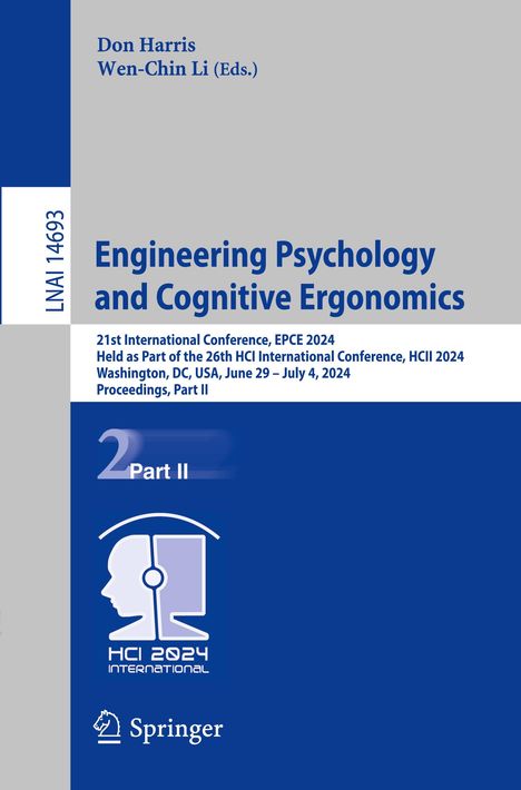 Engineering Psychology and Cognitive Ergonomics, Buch