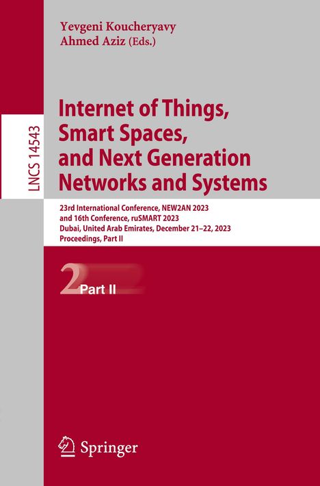 Internet of Things, Smart Spaces, and Next Generation Networks and Systems, Buch