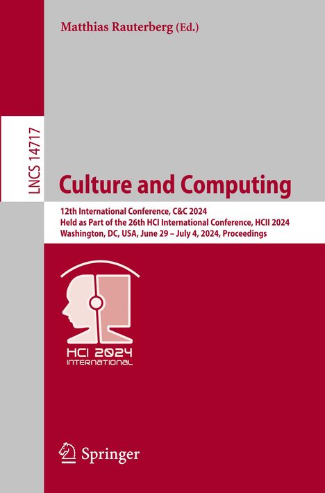 Culture and Computing, Buch