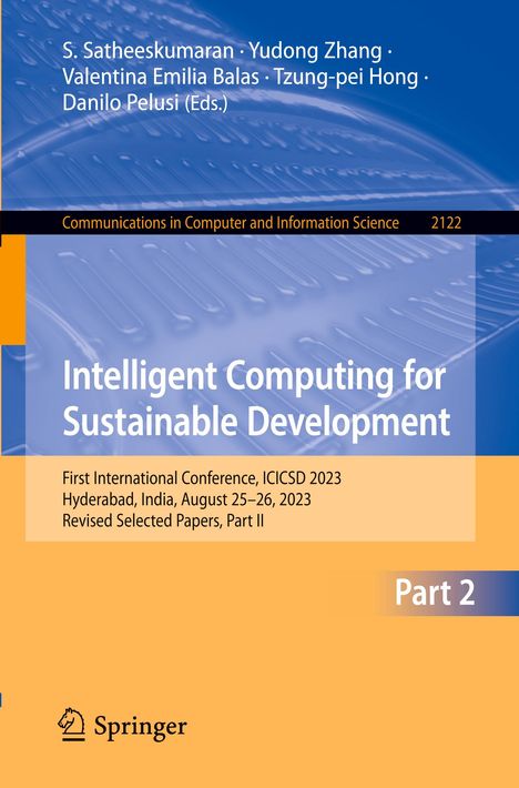 Intelligent Computing for Sustainable Development, Buch