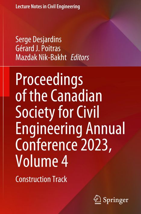 Proceedings of the Canadian Society for Civil Engineering Annual Conference 2023, Volume 4, Buch