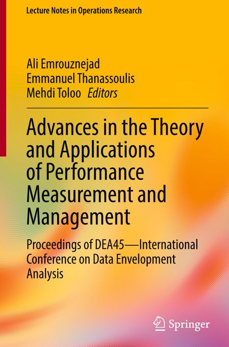 Advances in the Theory and Applications of Performance Measurement and Management, Buch