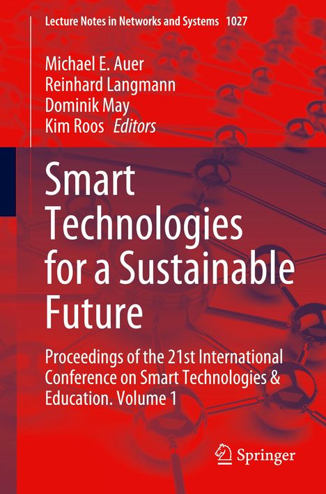 Smart Technologies for a Sustainable Future, Buch