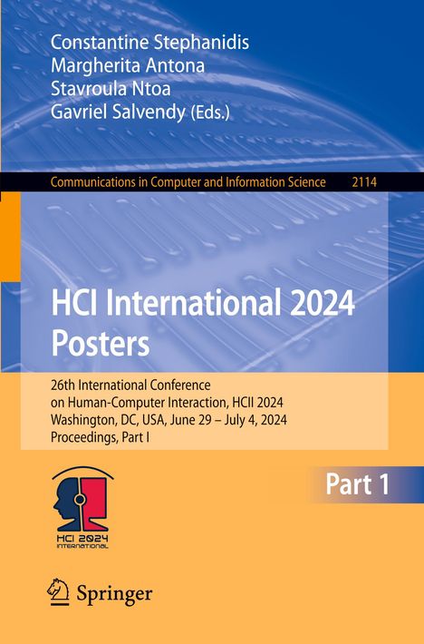 HCI International 2024 Posters, Buch